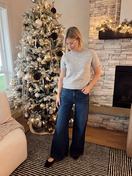 Adri Short Sleeved Sweater Top