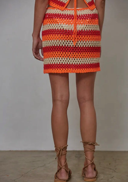Crochet Mini Skirt Swim Cover