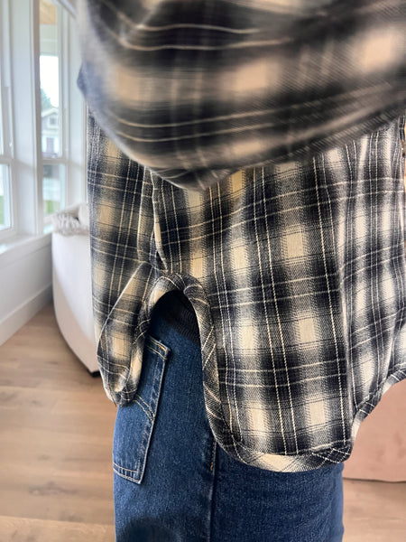 Tia Flannel Top