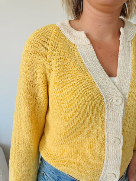 Nellie Contrast Cardigan