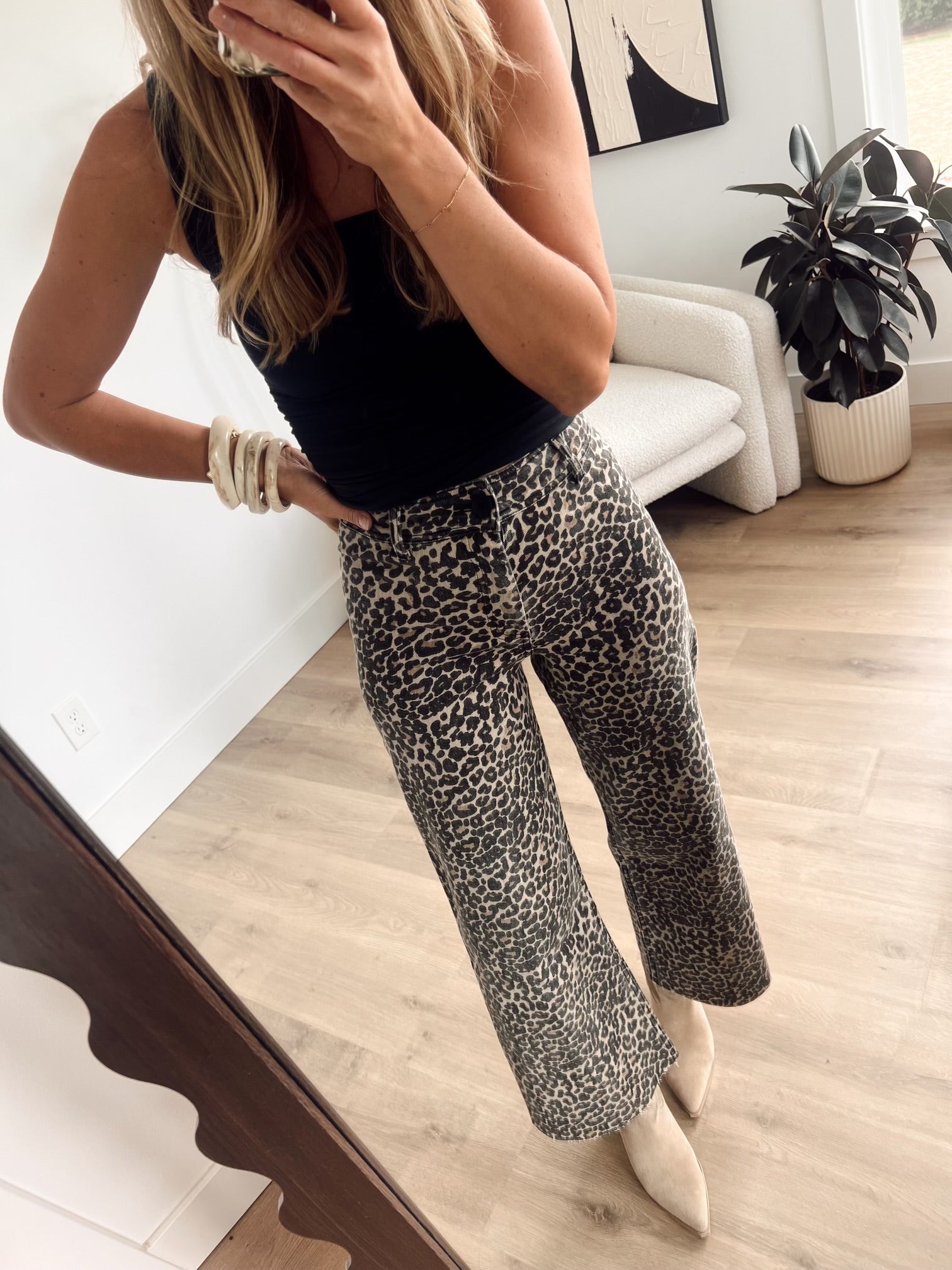 Maggie Leopard Print Pants