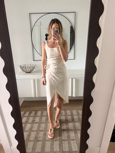Saige Midi Wrap Dress
