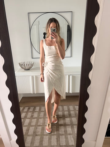 Saige Midi Wrap Dress