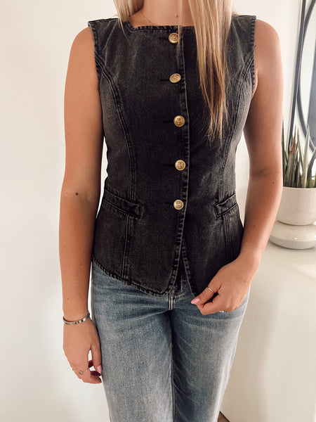 Holly Denim Vest