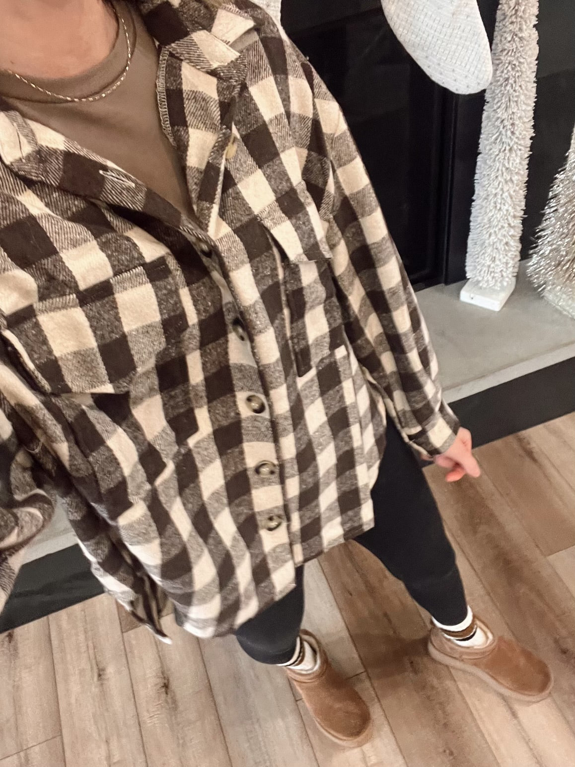 Erin Plaid Shacket