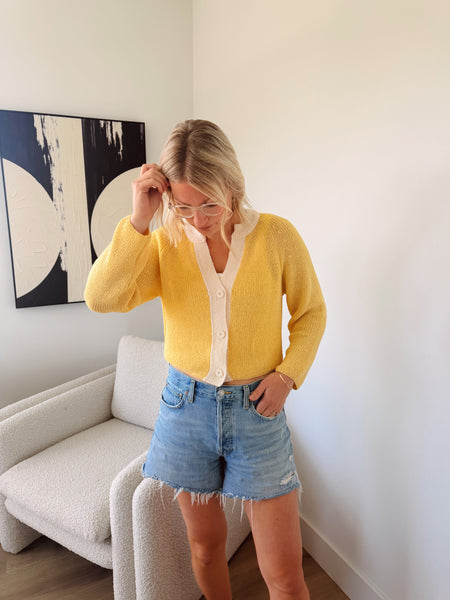 Nellie Contrast Cardigan