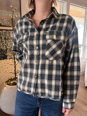 Tia Flannel Top