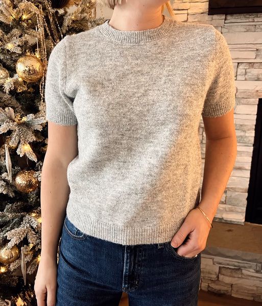 Adri Short Sleeved Sweater Top