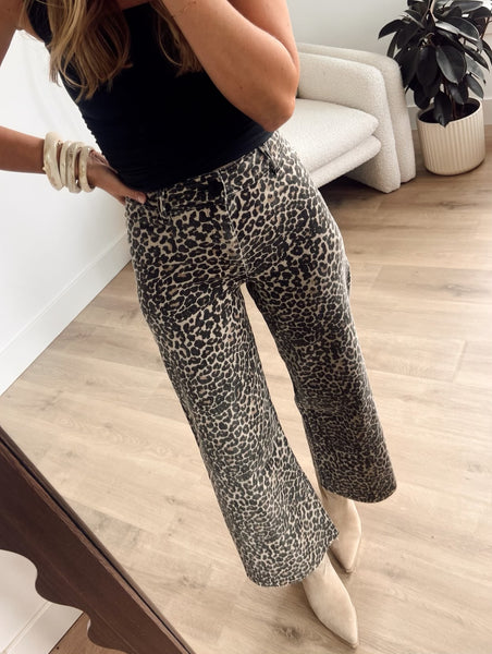 Maggie Leopard Print Pants