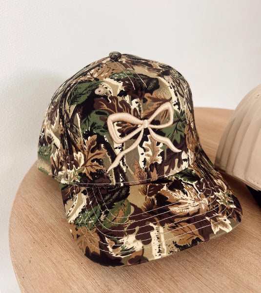 Camo Bow Trucker Hat