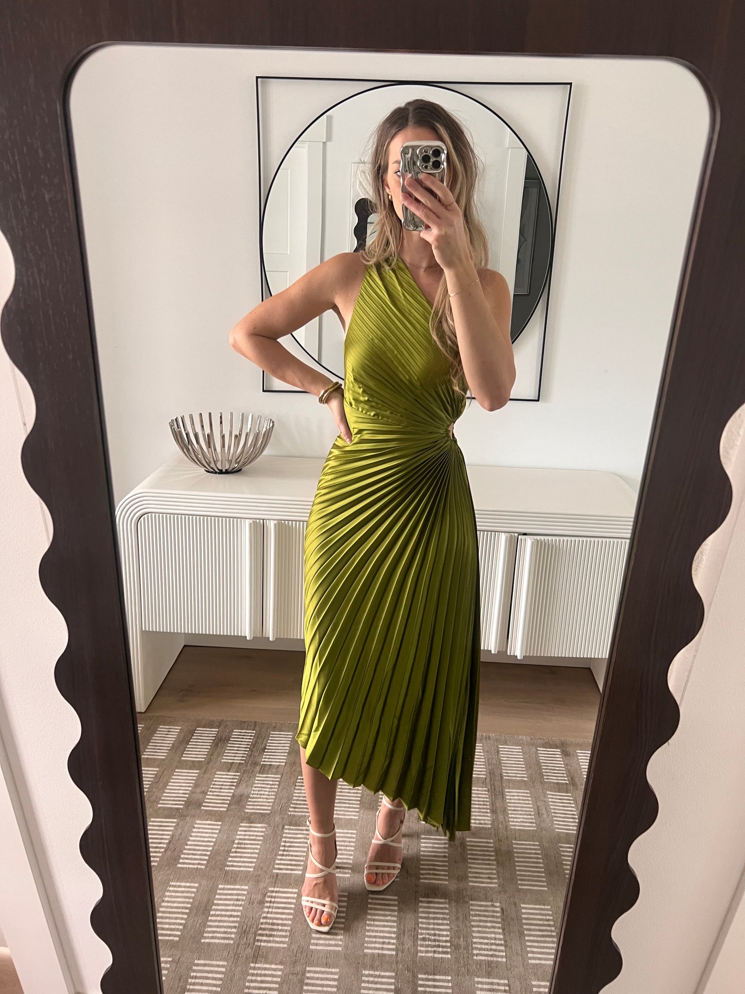 Nicole Pleated Maxi Dress