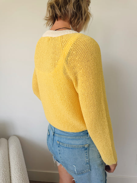 Nellie Contrast Cardigan
