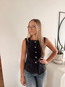 Holly Denim Vest